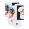 Night Light Set Of 2, A White Shirt With The Word Miami On It. -Cute Night Light Shop 9c762a20000778f670a596b501dbb42a76b75e99