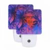 Night Light Set Of 2, A Colorful Image Of A Beach With A Sign That Says "Palm Beach." -Cute Night Light Shop 9cd5e2744bbc0b88d4aa5eb3f5e5a682e8878306