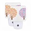 Night Light Set Of 2, Two Trees With Different Colored Leaves. -Cute Night Light Shop 9ea1cd0d211485249a32e0432d16f425ca6a32e2