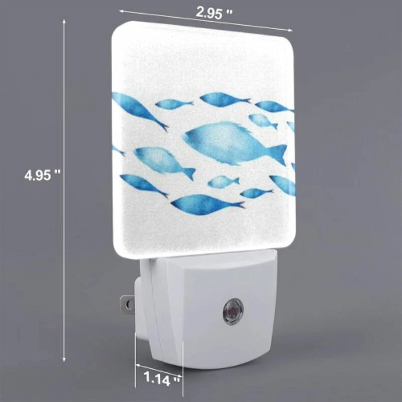 Night Light, A blue fish swimming in a school of fish. Night Light, A Blue Fish Swimming In A School Of Fish. -Cute Night Light Shop 9f28626bb55d794eb55ba3337a592b28252d7fe6