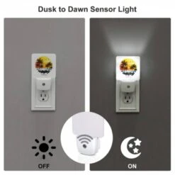 Night Light Set Of 2, A Sunset With A Beach Scene And Palm Trees. -Cute Night Light Shop 9fad06883ca3fcda79ae9b082d1371400cf47f7e