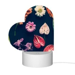 Love Acrylic Night Light, A Variety Of Flowers Are Displayed On A Black Background. -Cute Night Light Shop 9fb91d8f9029e1a97261c54bd9114d6ecae4bc53