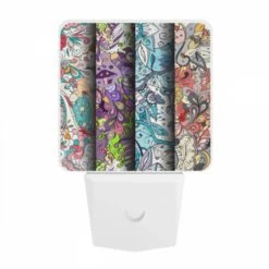 Night Light, Three Colorful Designs Are Displayed On A Wall. 9 Night Light, Three Colorful Designs Are Displayed On A Wall. -Cute Night Light Shop 9fbef615a375f30e81bbe25c8712fd7205debc4b