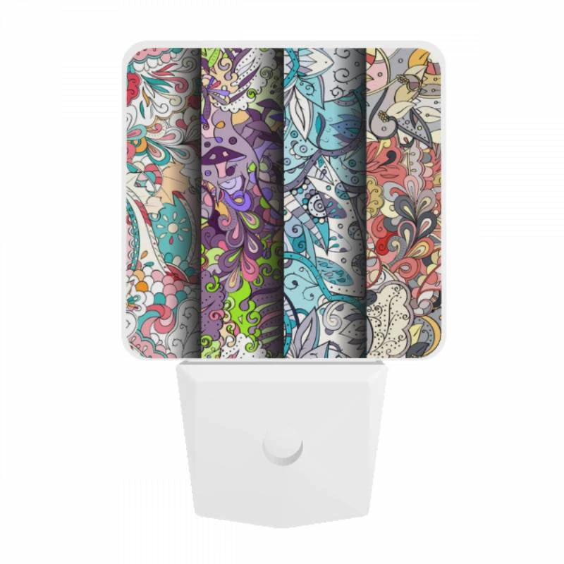 Night Light, Three colorful designs are displayed on a wall. Night Light, Three Colorful Designs Are Displayed On A Wall. -Cute Night Light Shop 9fbef615a375f30e81bbe25c8712fd7205debc4b