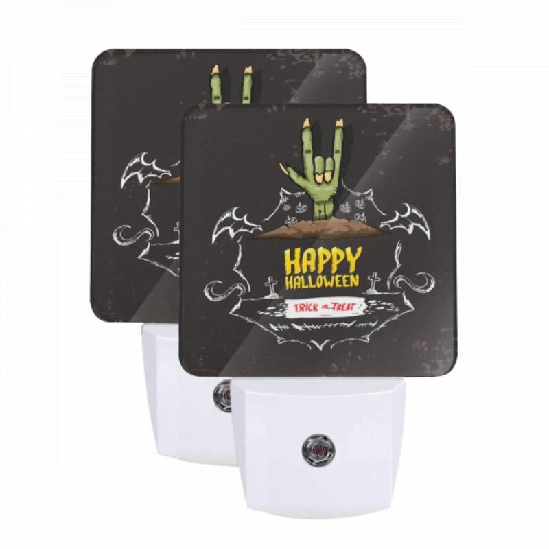 Night Light Set of 2, A happy halloween sign with a bat and a pumpkin. Night Light Set Of 2, A Happy Halloween Sign With A Bat And A Pumpkin. -Cute Night Light Shop a17a22613dad65b55bed83c5eacc6e788c144f8a