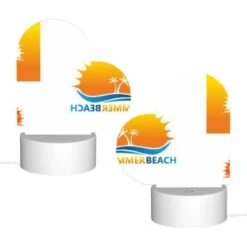 Love Acrylic Night Light, A Logo For A Beach With A Sun And Palm Trees. -Cute Night Light Shop a180c1c6db0576d06a7a1ab489e525fd00453065