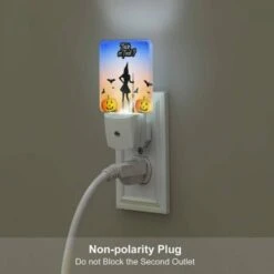 Night Light, A Witch On A Broomstick With Pumpkins And Bats In The Background. -Cute Night Light Shop a262b641cde1dca68d85e723712e341fad15fe7e