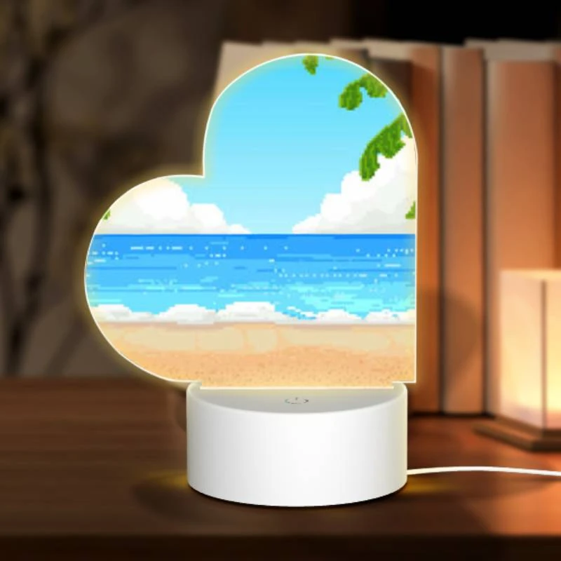 Love Acrylic Night Light, A cartoon beach scene with a blue ocean and palm trees. Love Acrylic Night Light, A Cartoon Beach Scene With A Blue Ocean And Palm Trees. -Cute Night Light Shop a2eedfe8382529c587822bf8a2d67a817463db68
