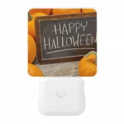 Night Light, A Chalkboard Sign That Says "Happy Halloween" Is Placed In Front Of A Pile Of Pumpkins. 10 Night Light, A Chalkboard Sign That Says "Happy Halloween" Is Placed In Front Of A Pile Of Pumpkins. -Cute Night Light Shop a2fc35974434516c838fc72dc488eeaec8323377