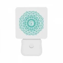 Night Light Set Of 2, A Blue And Green Flower Design. -Cute Night Light Shop a3139e92597d4839111cae382360f90e0c765397
