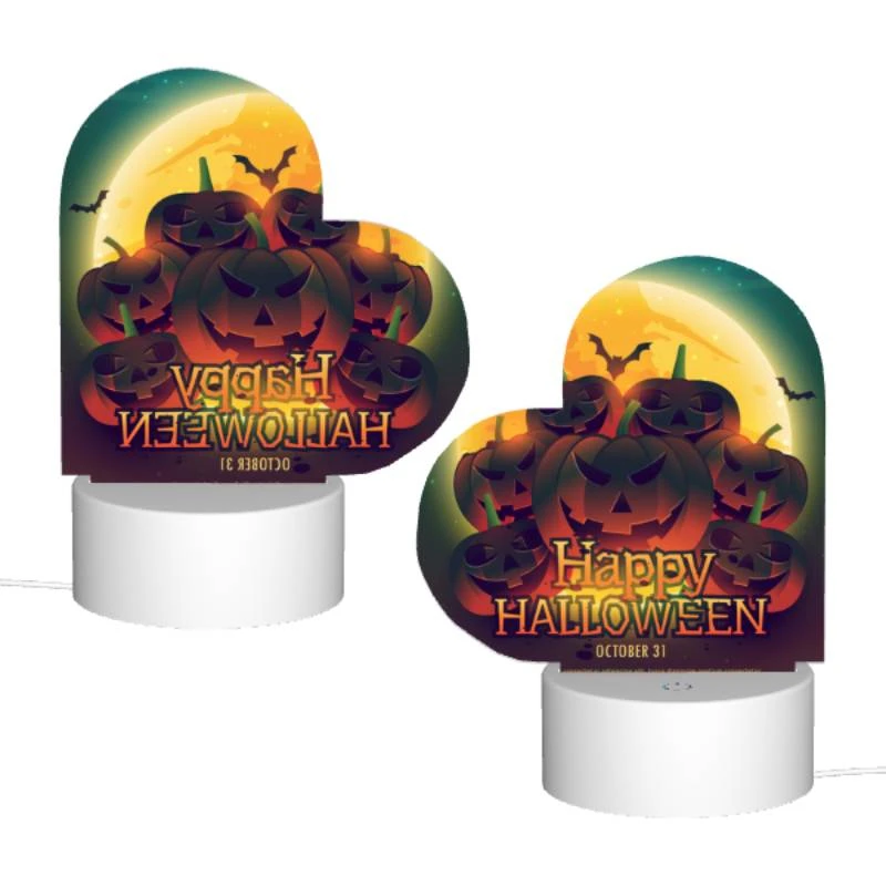 Love Acrylic Night Light, A colorful poster of pumpkins with the words "Happy Halloween" written on it. Love Acrylic Night Light, A Colorful Poster Of Pumpkins With The Words "Happy Halloween" Written On It. -Cute Night Light Shop a336136814226afea9ec246d449c1ea00877961d