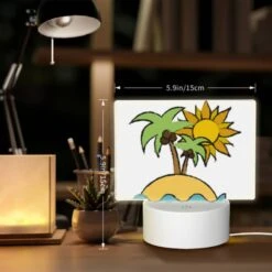 Rectangular Acrylic Night Light, A Cartoon Drawing Of A Sun -Cute Night Light Shop a339d39edc8522fe7a510fed057c8ca6a5dd8bd0