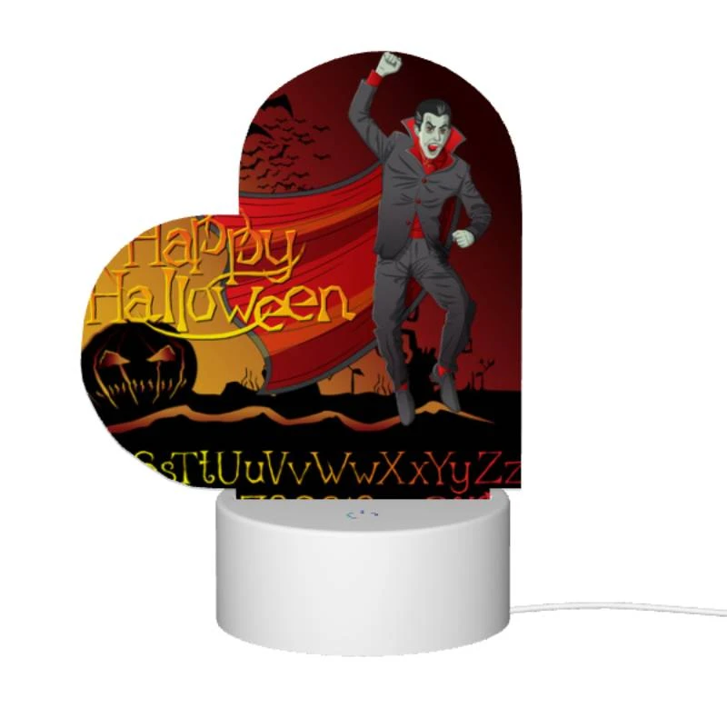 Love Acrylic Night Light, A man dressed as Dracula is celebrating Halloween. Love Acrylic Night Light, A Man Dressed As Dracula Is Celebrating Halloween. -Cute Night Light Shop a455cb07fb5446c5a891b61c0c7dac36e0068a34
