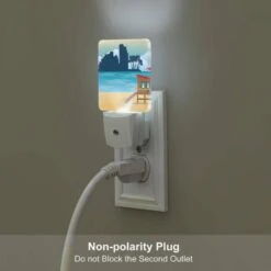Night Light, A Beach Scene With A Lifeguard Tower And A Palm Tree. 5 Night Light, A Beach Scene With A Lifeguard Tower And A Palm Tree. -Cute Night Light Shop a5eb7547ba1b958d7534e328fae4979976aa82de