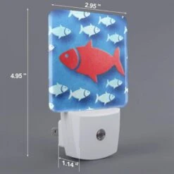 Night Light, A Red Fish Is Surrounded By Many Other Fish. 3 Night Light, A Red Fish Is Surrounded By Many Other Fish. -Cute Night Light Shop a5fbffc8d90653113c8d0e93b77bbf7f2b4fdefc