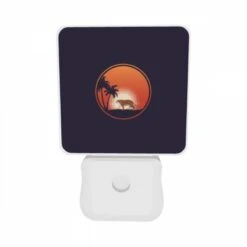 Night Light Set Of 2, A Tiger Is Walking On A Beach At Sunset. -Cute Night Light Shop a91da404d113f8db4aff78c2b1de383095b63818