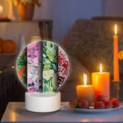 Round Acrylic Night Light, Four Different Colored Designs Of A Face. -Cute Night Light Shop a920e82aa4a4d8234227e4ebe6a9d05a1a2043b5