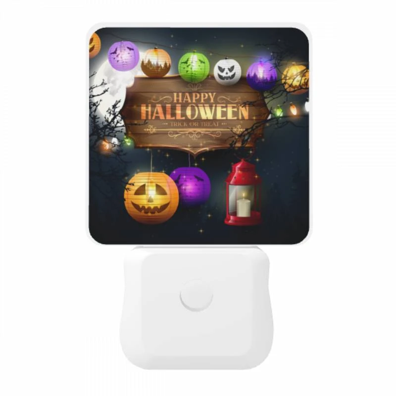Night Light, A sign that says Happy Halloween with a pumpkin and a lit candle. Night Light, A Sign That Says Happy Halloween With A Pumpkin And A Lit Candle. -Cute Night Light Shop aa03c930c46d06a2dad9fbb8b9f1313734a3bc4e
