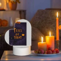 Love Acrylic Night Light, A Poster With A Pumpkin On It That Says Trick Or Treat. 8 Love Acrylic Night Light, A Poster With A Pumpkin On It That Says Trick Or Treat. -Cute Night Light Shop aa765bc74d2648f37fcfe8e28604164391d8c361