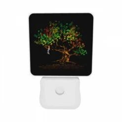 Night Light Set Of 2, A Woman Is Sitting In A Tree With A Colorful Background. 9 Night Light Set Of 2, A Woman Is Sitting In A Tree With A Colorful Background. -Cute Night Light Shop ab6097432b71cac26228b70994520524d4c7f98d