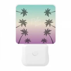 Night Light, A Colorful Beach Scene With A Purple And Blue Background. -Cute Night Light Shop ab7de3f3c9c702916841c68a9a3503d463cdf133