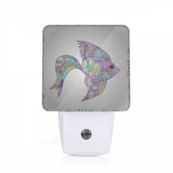 Night Light, A Colorful Fish With A Black Eye And A Yellow Fin.