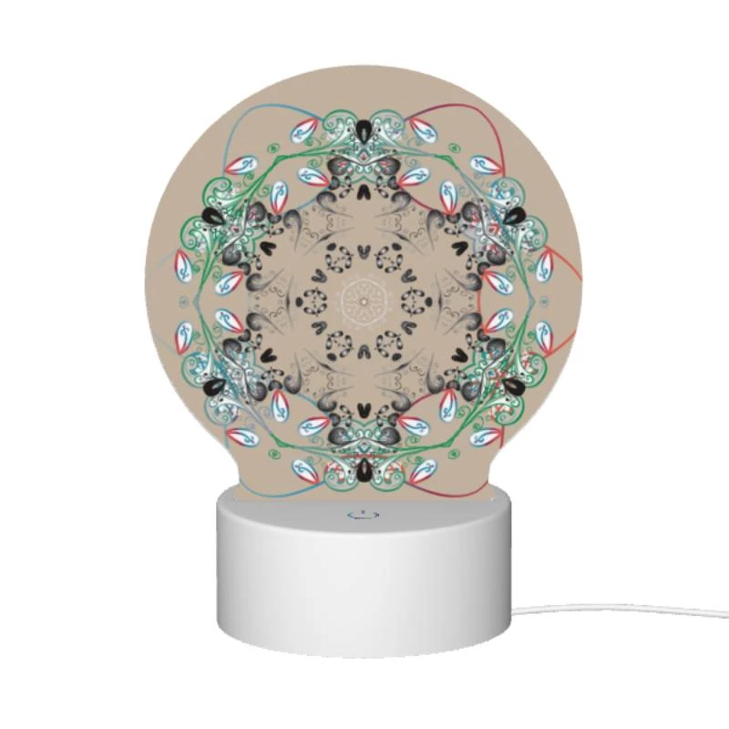Round Acrylic Night Light, A colorful design with a circle in the center. Round Acrylic Night Light, A Colorful Design With A Circle In The Center. -Cute Night Light Shop ac8b42089ee496b44524c3a36085150bb0eec586