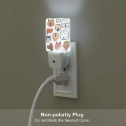 Night Light Set Of 2, A Collection Of Different Colored Dog And Cat Stickers. 6 Night Light Set Of 2, A Collection Of Different Colored Dog And Cat Stickers. -Cute Night Light Shop ace3c5c8cba323190cc51a0f1ab072d10176d1b3