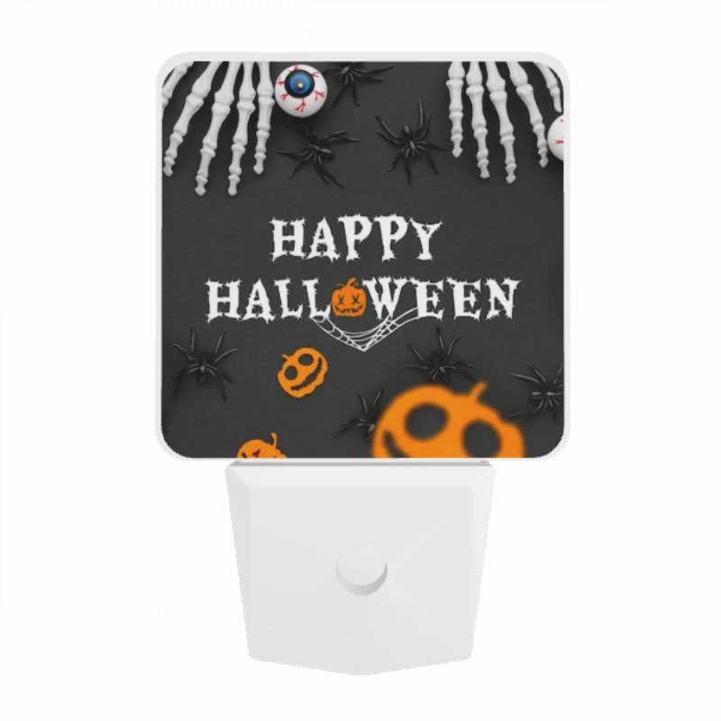 Night Light, A Halloween poster with a spider web and skeletons. Night Light, A Halloween Poster With A Spider Web And Skeletons. -Cute Night Light Shop ad18ccd1e1bed2680a032fcc4debdb5191b5335b