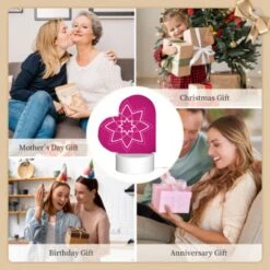 Love Acrylic Night Light, A Pink Flower With A Yellow Center. 9 Love Acrylic Night Light, A Pink Flower With A Yellow Center. -Cute Night Light Shop aecefa02d2cc32158d7a4dc0beeaee27e1ea5568