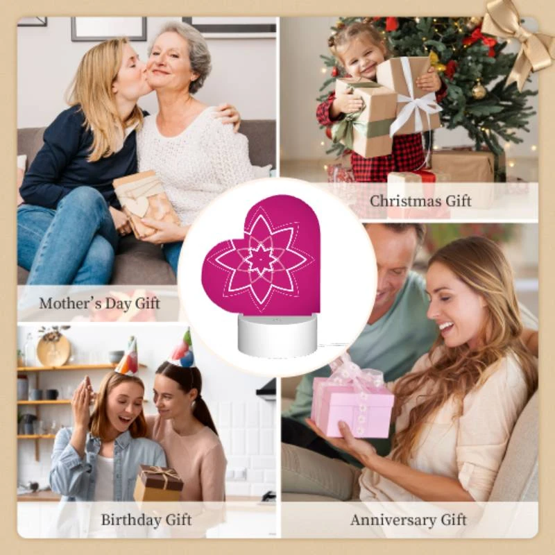 Love Acrylic Night Light, A pink flower with a yellow center. Love Acrylic Night Light, A Pink Flower With A Yellow Center. -Cute Night Light Shop aecefa02d2cc32158d7a4dc0beeaee27e1ea5568