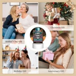 Round Acrylic Night Light, A Skeleton Wearing A Top Hat And A Purple Suit With The Words 200MB 2014 On It. 9 Round Acrylic Night Light, A Skeleton Wearing A Top Hat And A Purple Suit With The Words 200MB 2014 On It. -Cute Night Light Shop b0ce38a70b995dbcb930c949c5e056dbc77bab4c