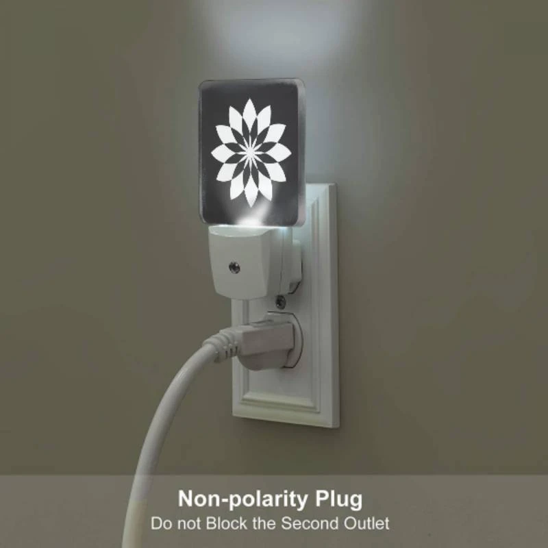 Night Light, A black and white flower design. Night Light, A Black And White Flower Design. -Cute Night Light Shop b0d20dd842d3bef7e8dbd234aa53a7e0970189a9