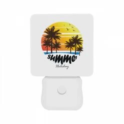 Night Light Set Of 2, A Sunset With A Beach Scene And Palm Trees. -Cute Night Light Shop b1b18b76791e1bbe51c5d197db3df3e7a8b7f8d8