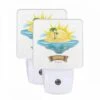 Night Light Set Of 2, A Sunny Beach With A Palm Tree And A Yellow Sun. -Cute Night Light Shop b1f37c0c84ab67d907f5887c44d099d0ef74897c