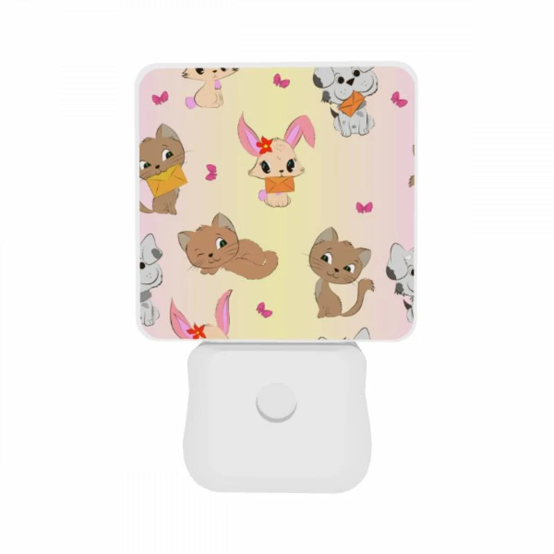 Night Light Set of 2, A group of cats with different colored ears and tails. Night Light Set Of 2, A Group Of Cats With Different Colored Ears And Tails. -Cute Night Light Shop b278cd3de4d8ea1f9ca5bfd67a4f02f89511c72e