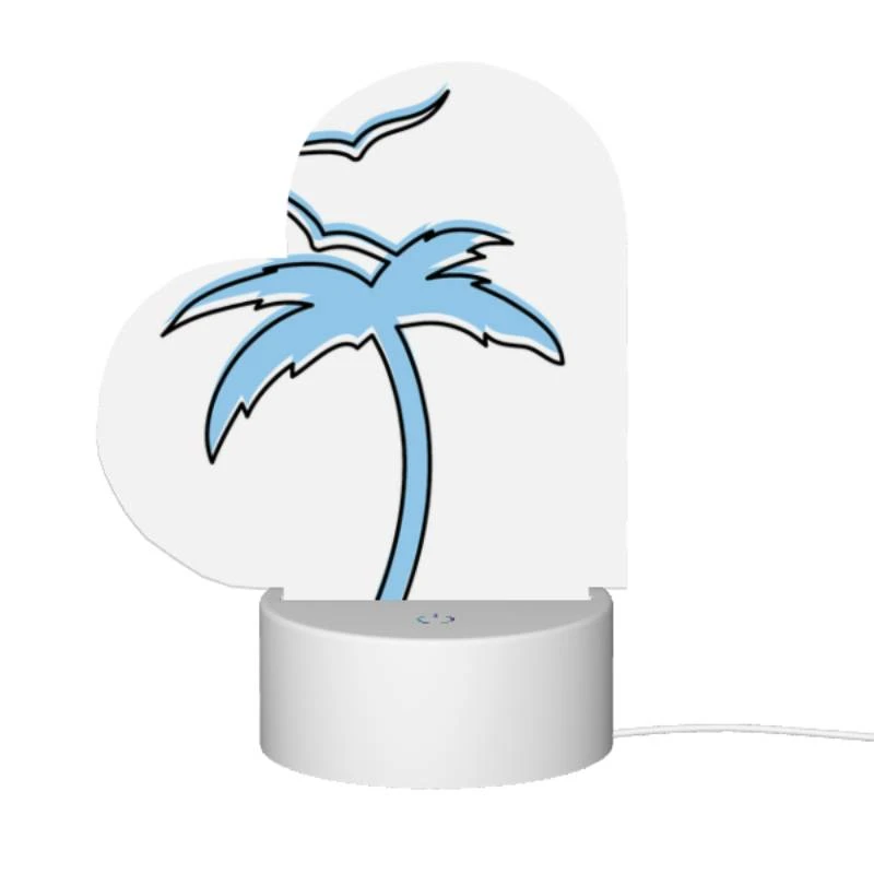 Love Acrylic Night Light, A blue and white palm tree. Love Acrylic Night Light, A Blue And White Palm Tree. -Cute Night Light Shop b2806cd9552cf4e3c3cce33fb0cab8180aedee77