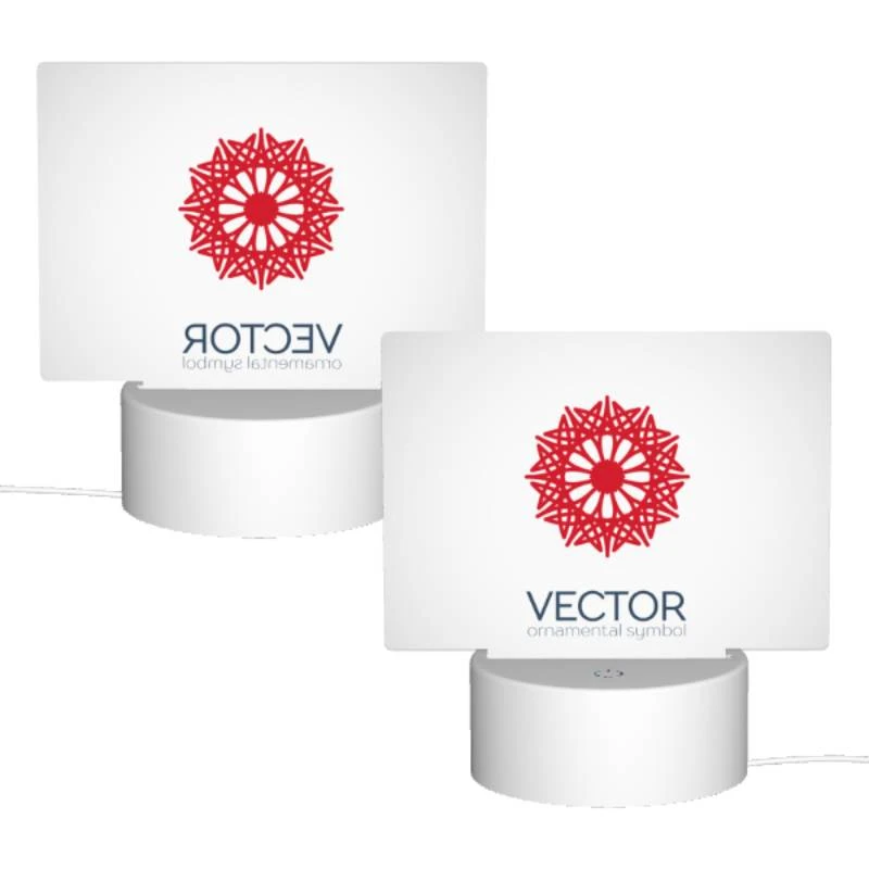 Rectangular Acrylic Night Light, A red and white circle with a red center. Rectangular Acrylic Night Light, A Red And White Circle With A Red Center. -Cute Night Light Shop b3345215bd7b869ed02d14270449fd5d5d094e67