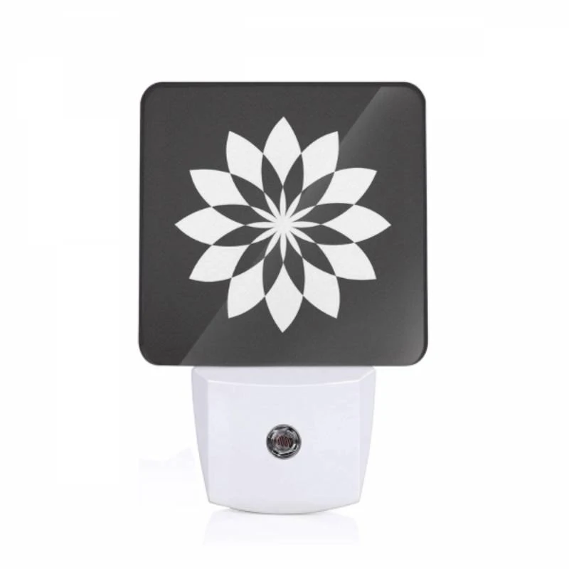 Night Light, A black and white flower design. Night Light, A Black And White Flower Design. -Cute Night Light Shop b340b27132f678cf70b1ac09aeaf1b0bddf23695