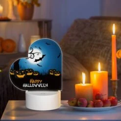 Love Acrylic Night Light, A Tree With A Full Moon In The Background And A Bunch Of Pumpkins Around It. 8 Love Acrylic Night Light, A Tree With A Full Moon In The Background And A Bunch Of Pumpkins Around It. -Cute Night Light Shop b38edbd7af471d267c24efb12f8c85b45971442c