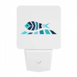 Night Light, A Blue And White Fish With A Yellow Eye. -Cute Night Light Shop b4835b92efb3120d9566df7b197af82dd7af6e8b