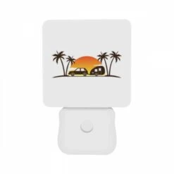 Night Light Set Of 2, A Car Is Parked In Front Of A Camper -Cute Night Light Shop b4bf8c80dea6fa354ecbbab29904fe01ccd8e99c