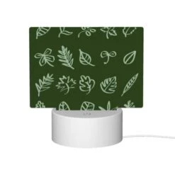 Rectangular Acrylic Night Light, A Collection Of Leaves In Various Shapes And Sizes. -Cute Night Light Shop b54eff0eadea02ebfb5429f42802a1a80533c736