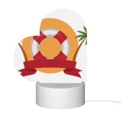 Love Acrylic Night Light, A Lifesaver With A Red Ribbon On It. -Cute Night Light Shop b62bc0b7de530e7fe5c469605363fcf4dc21e8fd