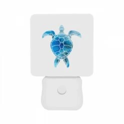 Night Light Set Of 2, A Blue And White Turtle With A Shell. -Cute Night Light Shop b7b67ac726b0a8c74bbf26f9c03202e7eeba935a
