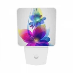 Night Light Set Of 2, A Colorful Flower With A Blue Center And Yellow Petals. 8 Night Light Set Of 2, A Colorful Flower With A Blue Center And Yellow Petals. -Cute Night Light Shop b9019f79ea5edf0496d9edfbd0db6c7c5d8bfdfa