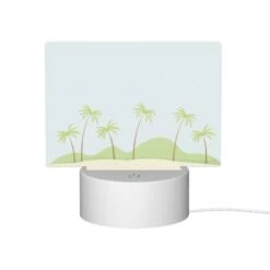 Rectangular Acrylic Night Light, A Beautiful Beach Scene With Palm Trees And A Sunny Sky. 11 Rectangular Acrylic Night Light, A Beautiful Beach Scene With Palm Trees And A Sunny Sky. -Cute Night Light Shop b91147c39372a5d998ac35282f1e3a742a5ccbe6