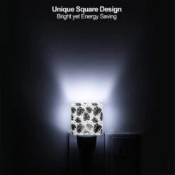 Night Light, A Pattern Of Leaves On A Black And White Background. 6 Night Light, A Pattern Of Leaves On A Black And White Background. -Cute Night Light Shop b916c78e9890383c16e1e06bdfe00a82959cc2c7