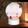 Round Acrylic Night Light, A Family Is Enjoying A Day At The Beach -Cute Night Light Shop b91a4999b64c0c2fac29126f3f29e7e7ea5c1368
