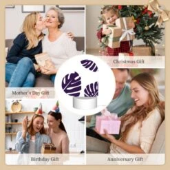 Love Acrylic Night Light, A Pattern Of Leaves On A White Background. -Cute Night Light Shop b9f9f1360788a7633717a774160d804bbe4da273